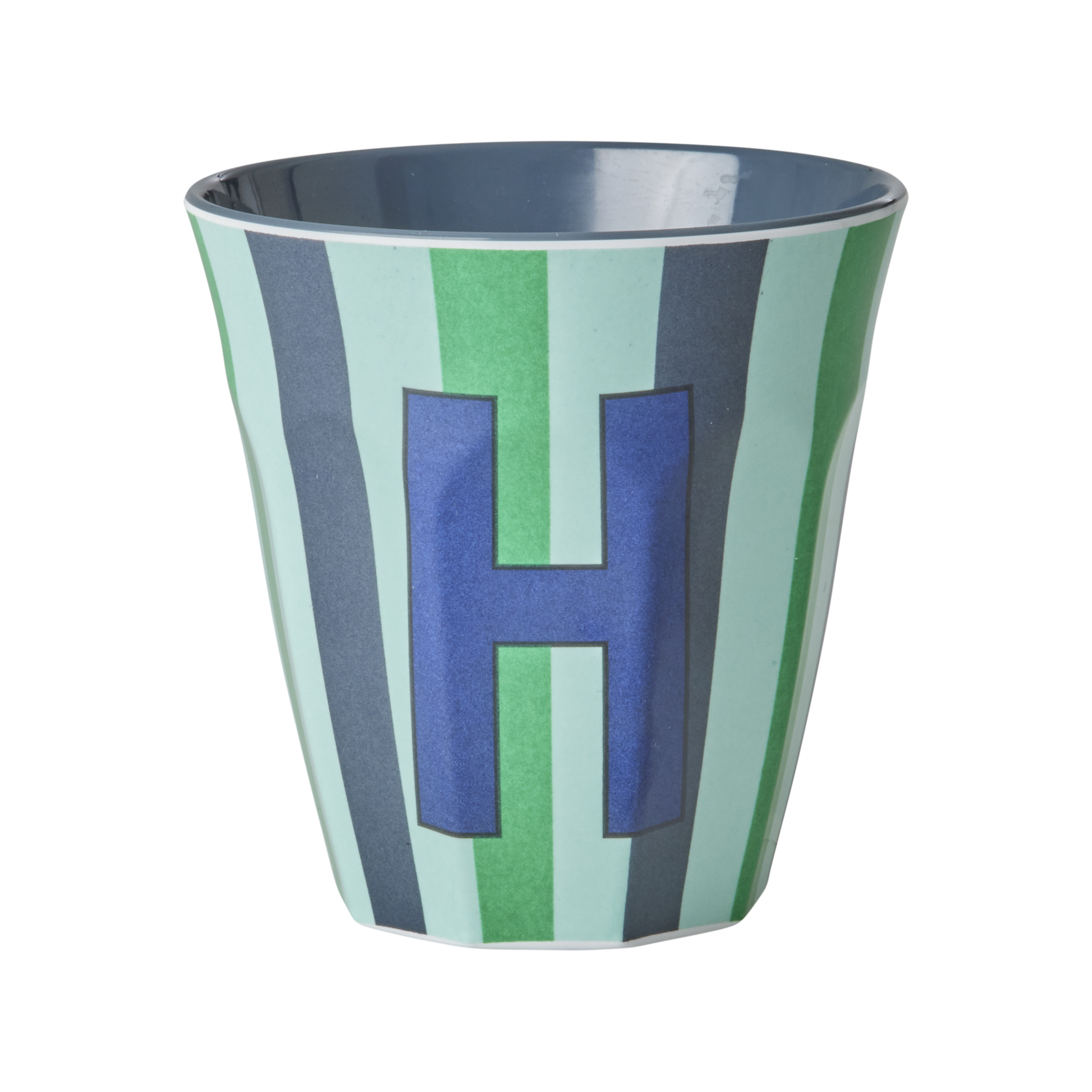 Melamine Alfabet kop, blå mix - 250 ml.